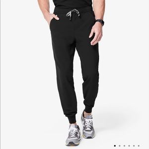 Men’s FIGS Tansen Jogger Scrub Pants Size Large Tall Black
